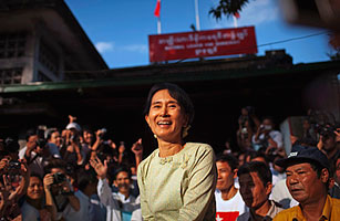 Burma: The Lady Walks Free Again