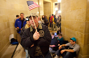 Wisconsin Governor Scott Walker Scores Coup in Union Fight