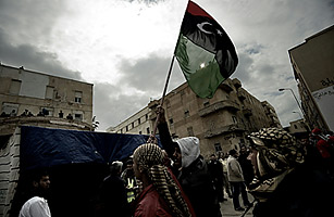 Libyas Rebels Celebrate the U.N. Resolution