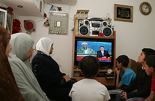 Among the Palestinians, Some Sympathy for Bin Laden