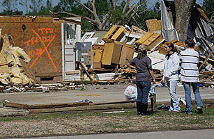 In Mississippi: After the Killer Tornado, An Abiding Faith