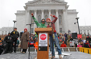 What Wisconsin Has Wrought: Labor Unrest Spreads
