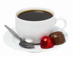 coffee with chcolate on the side