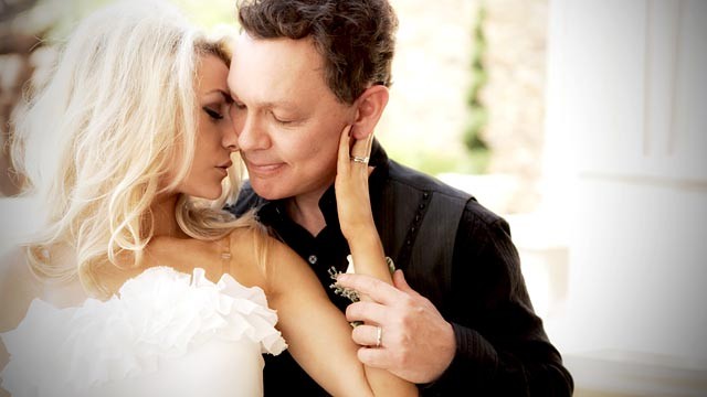 Doug Hutchinson and Courtney Stodden's wedding photo.