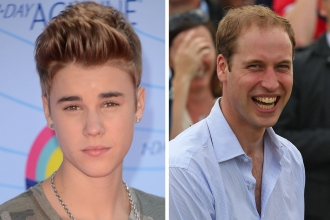 Justin Bieber and Prince William Bieber advised Prince William "You just take Propecia and your hair grows back. Have you not got it over here?"