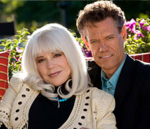 Randy Travis with his former wife