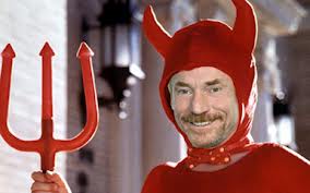 Bonaduce dressed as devil
