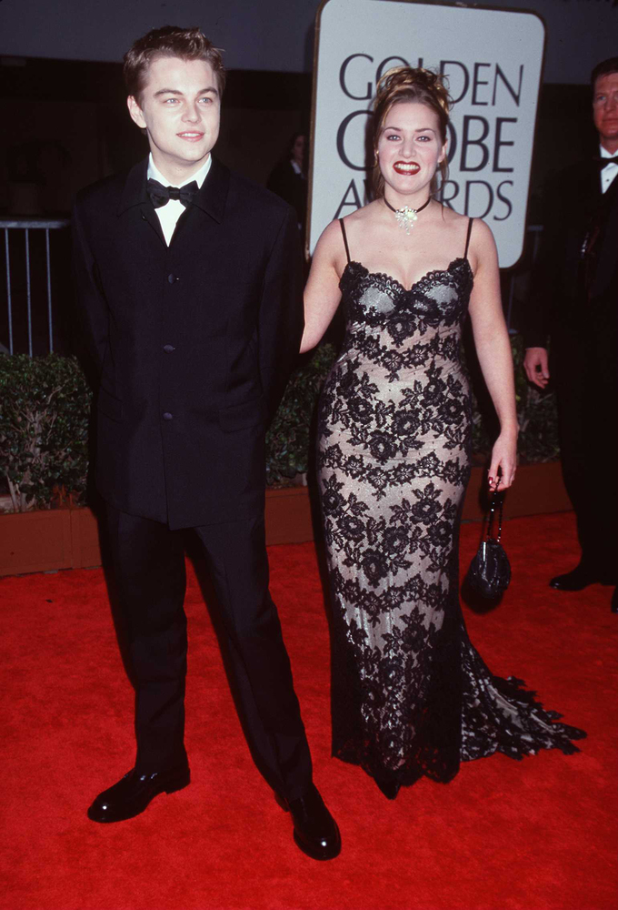 Leonardo DiCaprio and Kate Winslet 1998