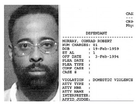 Conrad Murray Mug Shot