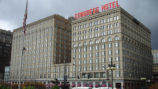 Haunted ... Chicago's Congress Plaza Hotel.